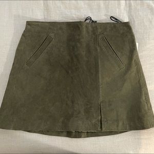 NWT BLANK NYC Suede Skirt